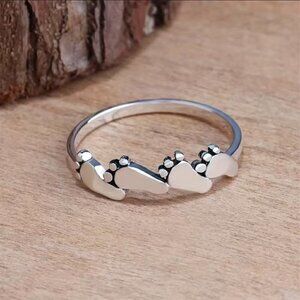 Baby Feet / Footprints Ring #855